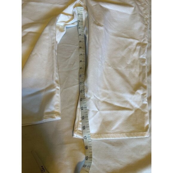 Chicos Jegging Capri Denim Sz 18/ Sz 3.5 No Stain Pull On White Stretchy NEW - Picture 11 of 13